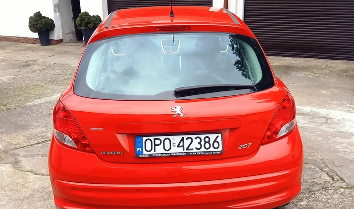 Peugeot 207 cena 14900 przebieg: 171000, rok produkcji 2012 z Lędziny małe 79